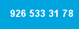 926 533 31 78 926 533 31 78